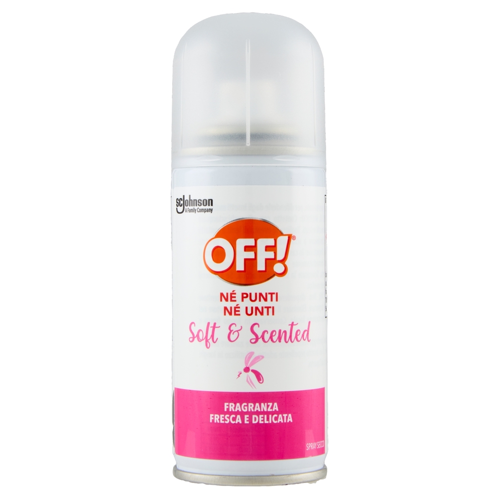 OFF! Soft&Scented spray secco, insetto repellente, contro le zanzare, 100ml